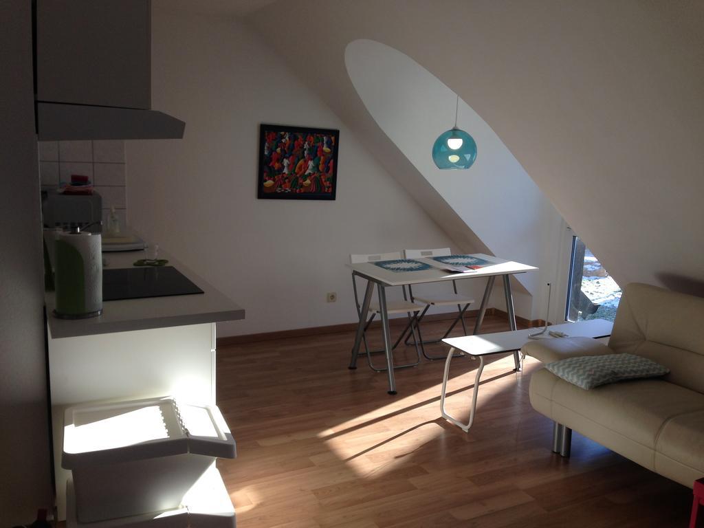 Studio Ochsenfurt Mit Sonnigem Balkon Apartment Bagian luar foto